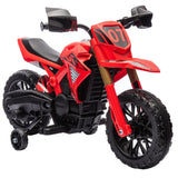 6V Kids Electric Motorcycle With Training Wheels And Horn - Omega Lifestyles