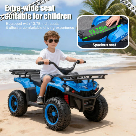 24V High-Power Kids Ride On ATV With Bluetooth - Omega Lifestyles