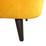 Upholstered Modern Yellow Living Room Sofa - Omega Lifestyles