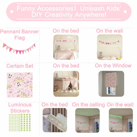 Twin Metal Junior House Bunk Bed With Slide and Curtain - Omega Lifestyles