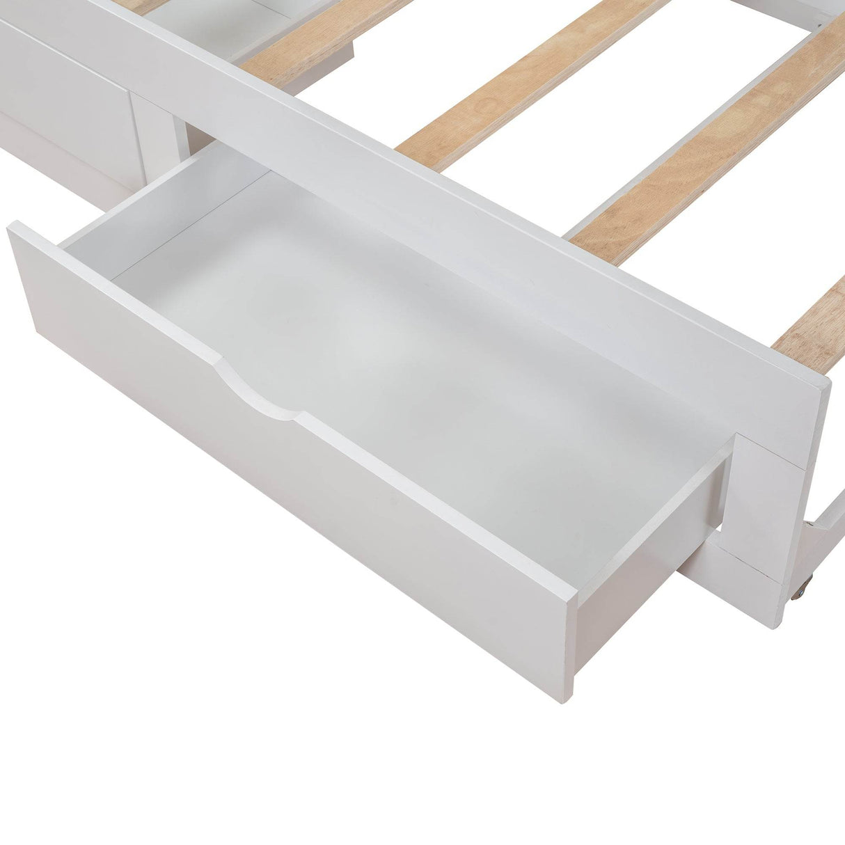 Solid Wood Extendable Twin Daybed With Trundle And Storage Drawers - Omega Lifestyles