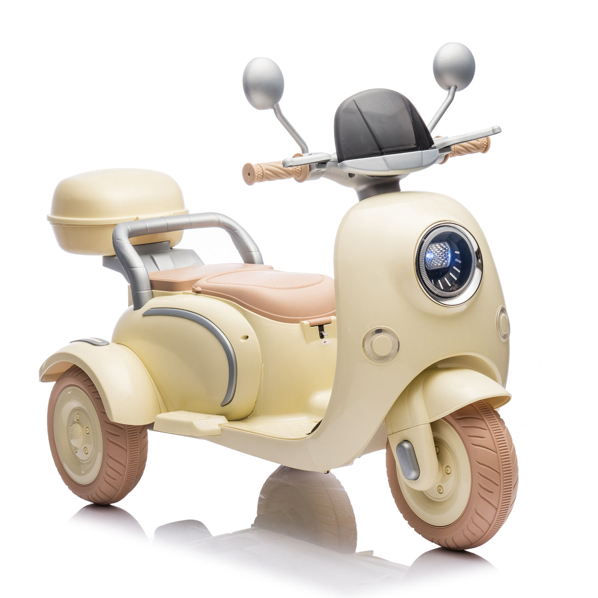12V Dual Motor Two-Seater Kids Ride On Electric Motorcycle