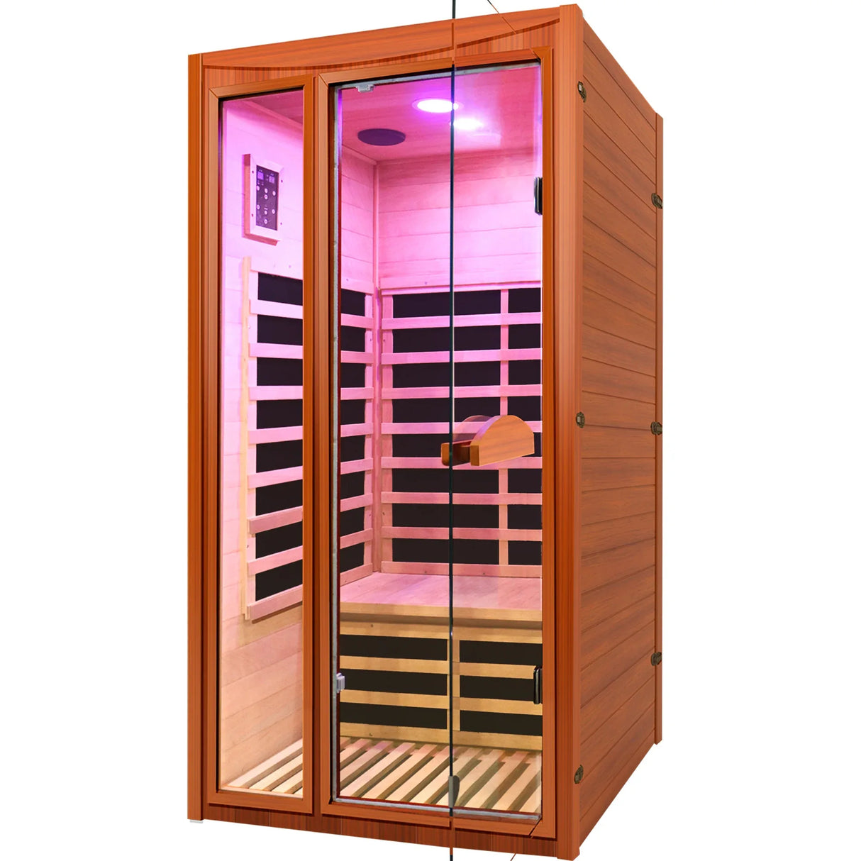 Far Infrared Okoumé Wood Dry Sauna Spa Room - Omega Lifestyles