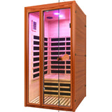 Far Infrared Okoumé Wood Dry Sauna Spa Room - Omega Lifestyles