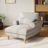 Adjustable Upholstered Chaise Lounge With Lumbar Support - Omega Lifestyles