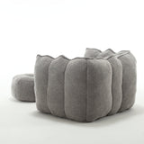 Soft Chenille High Resilient Foam Bean Bag Chair - Omega Lifestyles