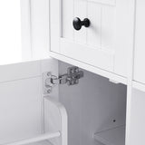 53-Inch Mobile Kitchen Island Set With Storage Drawers - Omega Lifestyles