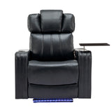 Power PU Leather Recliner Chair With Cooling Cup Holder - Omega Lifestyles