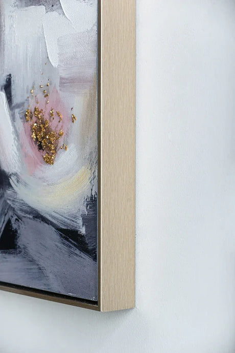 Sarah Multicolor Framed Floral Oil Painting Wall Art - Omega Lifestyles