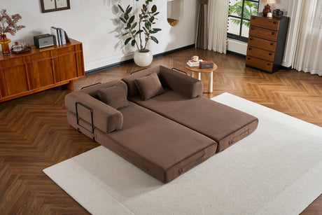 Convertible Corduroy 4-in-1 Sleeper Sofa Bed - Omega Lifestyles