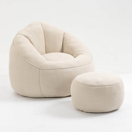 Microfiber Foam Filled Bedding Bean Bag Chair - Sleep Galleria