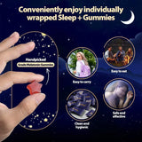 Melatonin Sleep Aid Gummies Natural Relaxation Supplement - Omega Lifestyles