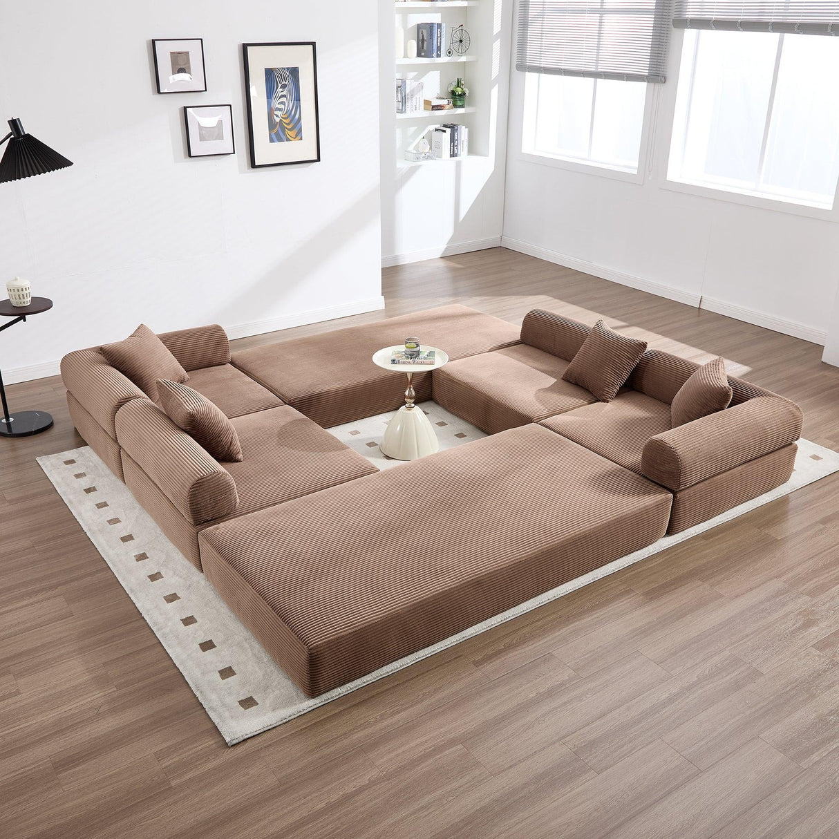 Convertible Folding Corduroy Memory Foam Sofa Bed - Omega Lifestyles