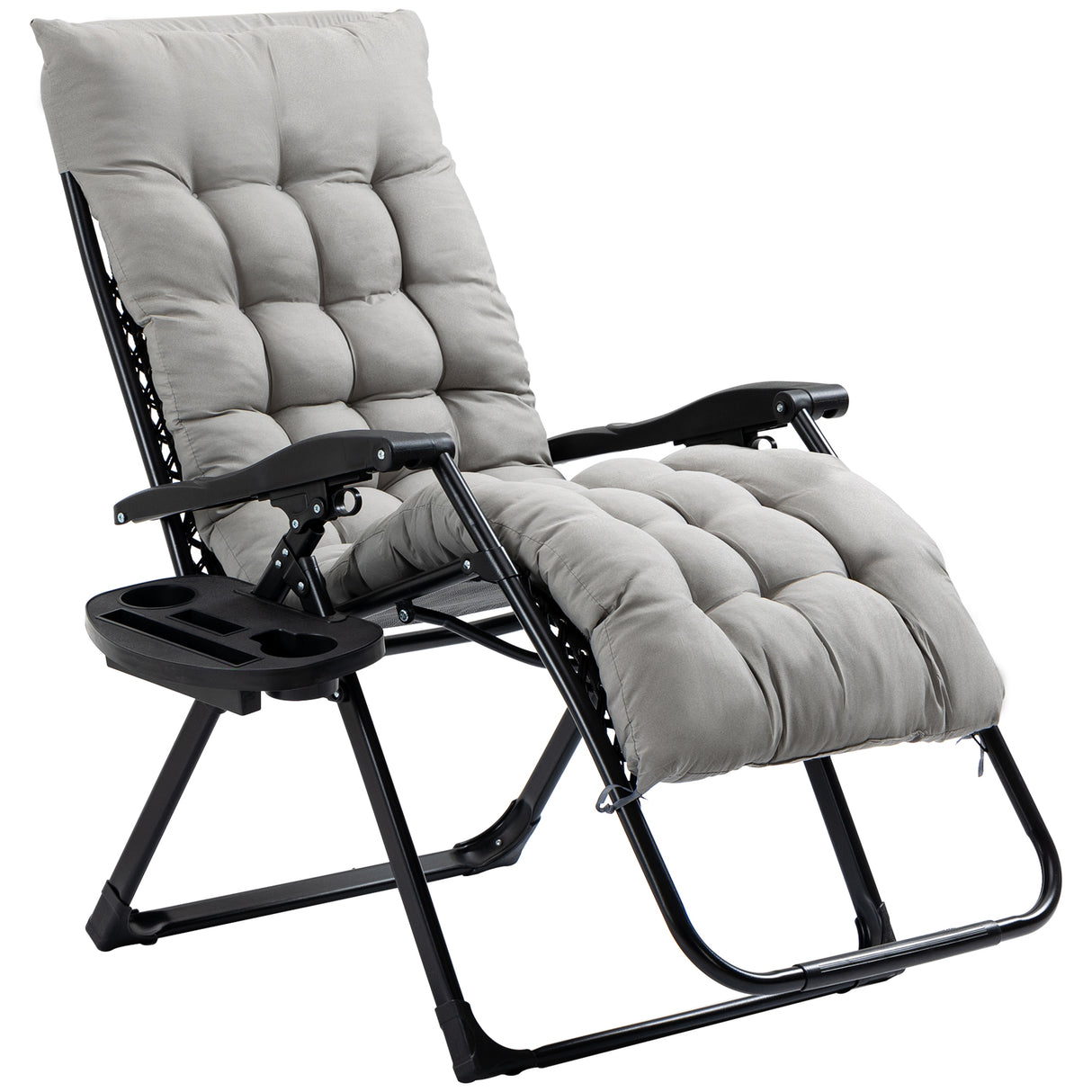 Zero Gravity Folding Reclining Steel Outdoor Chair