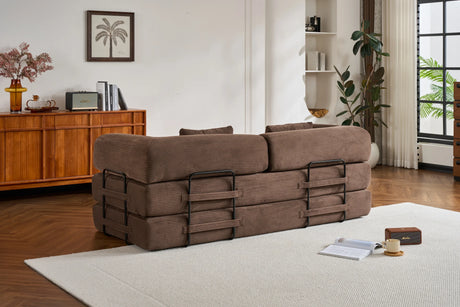 Convertible Corduroy 4-in-1 Sleeper Sofa Bed - Omega Lifestyles
