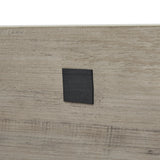 Furniture Style Grey Dog Crate With Rolling Wheels - Omega Lifestyles