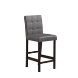 Transitional Casual Solid Wood Dining Table With 4 Stools Set - Omega Lifestyles