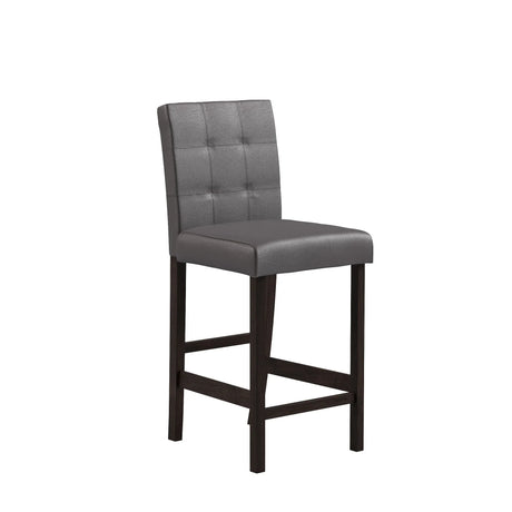 Transitional Casual Solid Wood Dining Table With 4 Stools Set - Omega Lifestyles