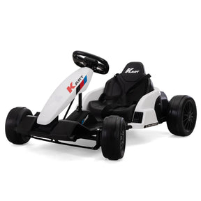 Electric Kids Ride-On Go-Kart With Music and Safety Gear - Omega Lifestyles