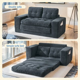 Convertible Loveseat Sofa Bed With Memory Foam Comfort - Omega Lifestyles
