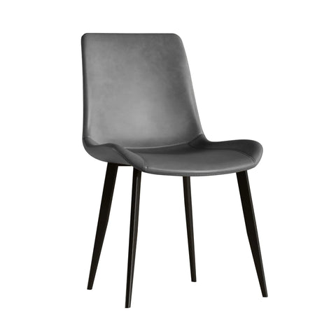Modern PU Leather Ergonomic Dining Chairs Set of 4 - Omega Lifestyles