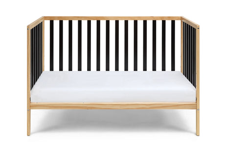 Two-Tone Solid Wood Convertible Island Crib - Omega Lifestyles