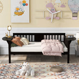 Twin Solid Wood Espresso Multifunctional Daybed Frame - Omega Lifestyles