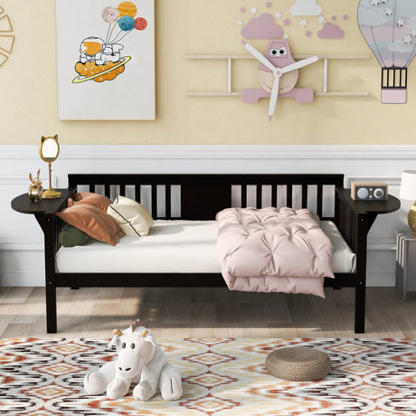 Twin Solid Wood Espresso Multifunctional Daybed Frame - Omega Lifestyles