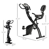 Folding 3-in-1 Magnetic Resistance Exercise Bike - Omega Lifestyles