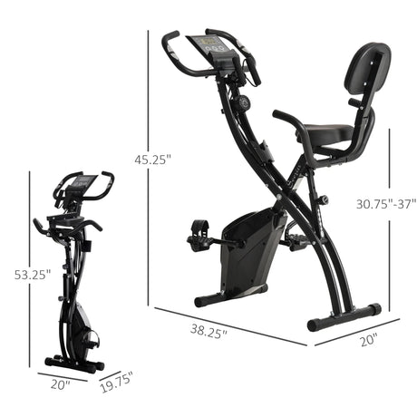 Folding 3-in-1 Magnetic Resistance Exercise Bike - Omega Lifestyles