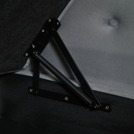 Velvet Upholstered Storage Chaise Lounge With Pillow - Omega Lifestyles