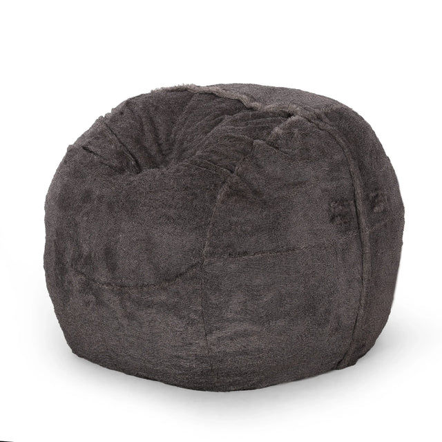 Modern Faux Fur Foam Filled 5-Foot Cozy Bean Bag - Omega Lifestyles
