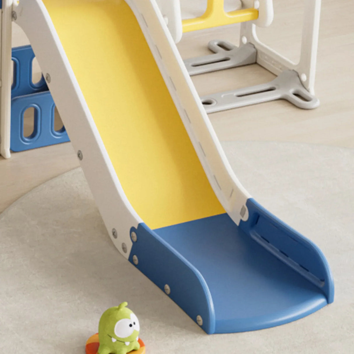 Toddler Slide Kids Playground With Swing Basketball Hoop - Omega Lifestyles