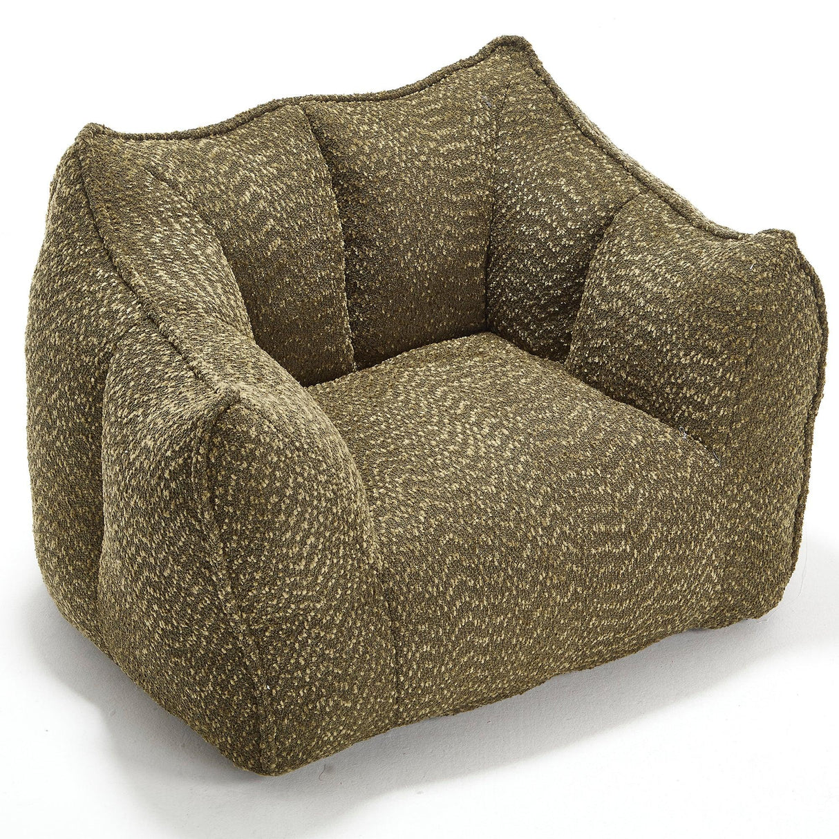 Chenille Bean Bag Chair With Resilient Foam - Omega Lifestyles