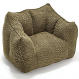 Chenille Bean Bag Chair With Resilient Foam - Omega Lifestyles