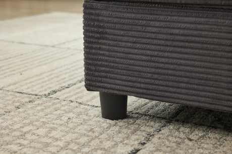 Corduroy Chaise Lounge Chair With Removable Ottoman - Omega Lifestyles