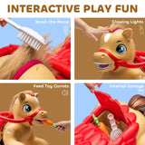 Electric Ride-On Rocking Horse Toy For Toddlers - Omega Lifestyles