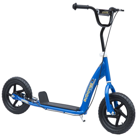 Kids Adjustable Height Big Wheel Steel Kick Scooter - Omega Lifestyles