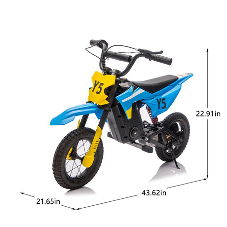 Kids Off-Road Electric Ride-On Motorcycle With Suspension - Omega Lifestyles
