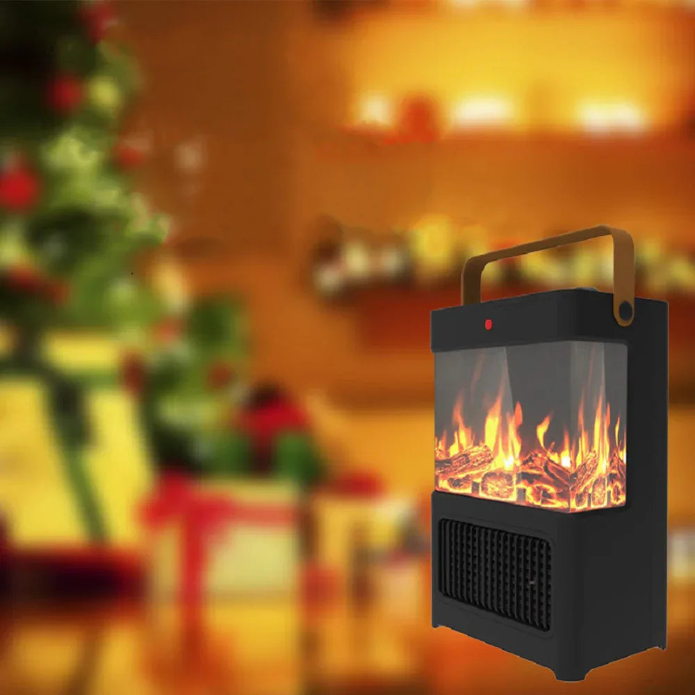 Portable Electric Freestanding 1500W Indoor Fireplace Heater - Omega Lifestyles