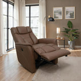 Power Recliner With Manual Adjustable Headrest And Power Footrest - Omega Lifestyles