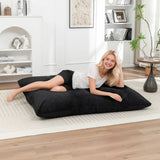 Soft Corduroy Foam Floor Bean Bag Chair - Omega Lifestyles