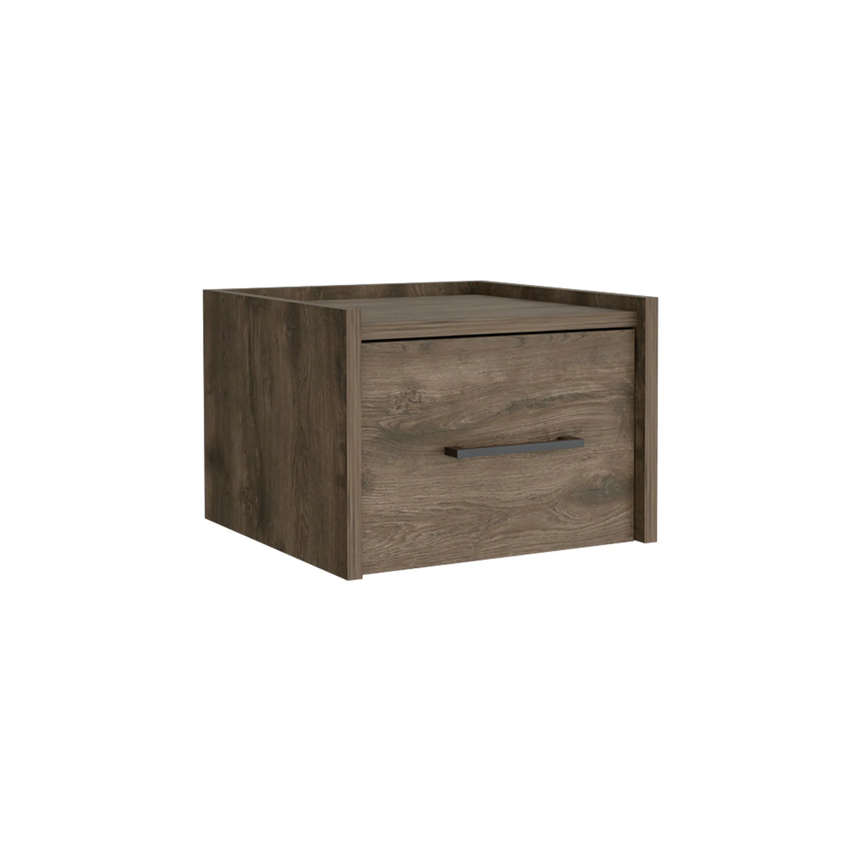Wall-Mounted Floating Nightstand With Sleek Single Drawer - Omega Lifestyles