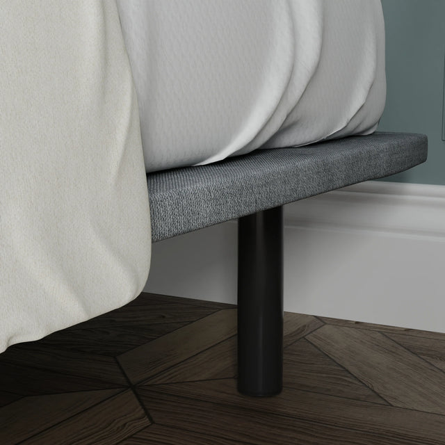 Full Upholstered Steel Platform Bed Frame - Omega Lifestyles