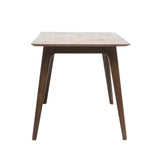 Mid-Century Modern Rubberwood 5-Piece Dining Set - Omega Lifestyles