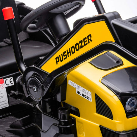 Battery Powered Kids Ride-On Excavator Truck With Safety Belt - Omega Lifestyles