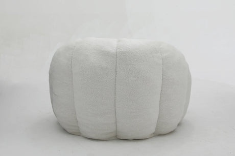 Plush Teddy Foam Bean Bag Chair With Armrests - Omega Lifestyles