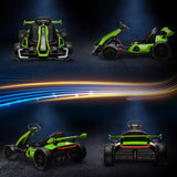 Electric Kids Go Kart Adjustable Seat 24V Dual-Drive - Omega Lifestyles