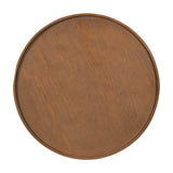 Mid-Century Modern Round Cane Coffee Table - Sleep Galleria