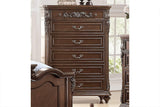 Traditional Antique Cherry Walnut Chest Of Drawers Furniture - Omega Lifestyles